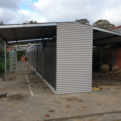 Outdoor Locker Bay for schools